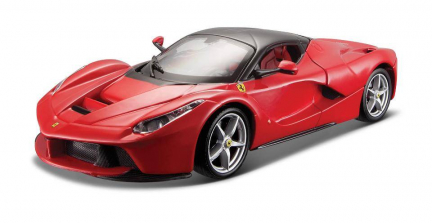 Maisto 1:24 Scale Assembly Line Model Kit - Ferrari LaFerrari Red
