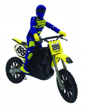 MXS Moto Xtreme Sports Series 10 Basic Diecast Bike and Rider with Sound FX - Travis Pastrana