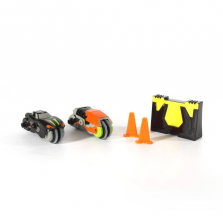 Street Shots T-Racers with Cones and Barricade - 2 Pack