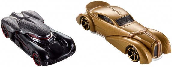 Star Wars 1:64 Scale Character Cars - Snoke and Kylo Ren