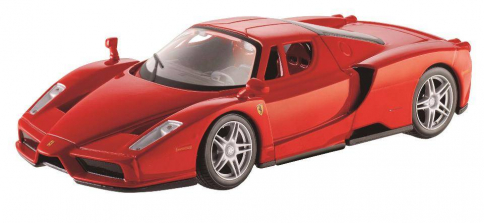 Maisto 1:24 Scale Assembly Line Model Kit - Ferrari Enzo Red