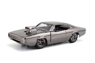 Fast and Furious 1:24 Scale Diecast Car - 1970 Dom's Dodge Charger Street R/T