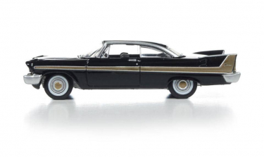 Auto World 1:64 Diecast Car - Gloss Black 1958 Plymouth Fury