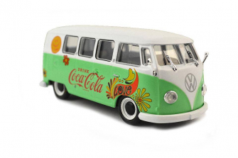 Coca Cola 1959 Volkswagen T1 Samba Bus - Flowers