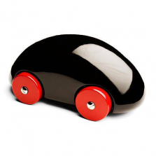 Playsam Streamliner Classic Wooden Car - Black