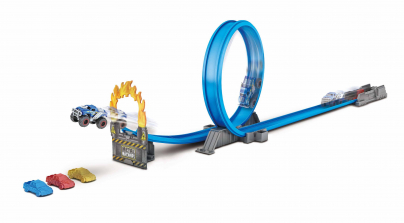 Metal Machines Road Rampage Track Set with Bone Crusher