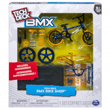 Tech Deck BMX Bike Shop with Accessories - Sunday Bikes Blue/Yellow