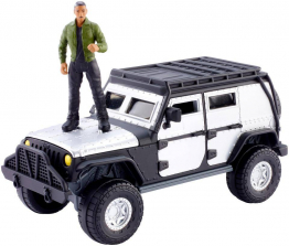 Fast and Furious Stunt Stars Tej and Jeep Wrangler Rubicon Playset