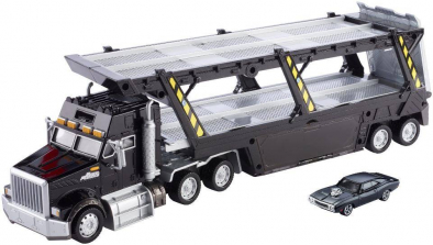 Fast and Furious 1:55 Scale Diecast Vehicle - Hauler Case with Car Black