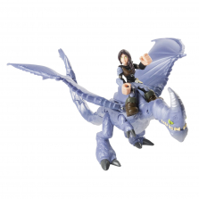 DreamWorks Dragons Dragon Riders Action Figures - Heather and Windshear