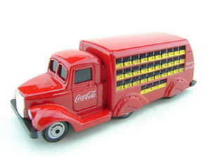 1:87 Scale 1937 Coca-Cola Bottle Truck- Red