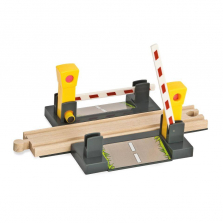 Eichhorn Wooden Train Level Crossing Set - 4 Piece