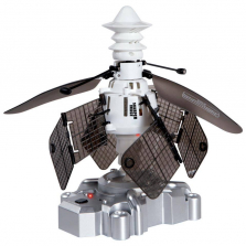 Sharper Image Robotic Hover Satellite - White with Brown Wings