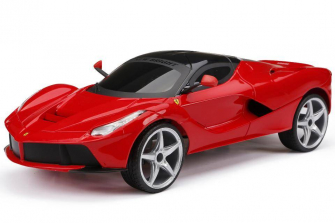 New Bright 1:12 Scale Remote Control Chargers Fast Forward Car - Red Chargers LA Ferrari
