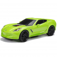 New Bright 1:12 Scale Remote Control Chargers Fast Forward Car - Green Corvette Z06