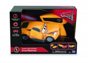 Disney Pixar Cars 3 Radio Control Car - Crazy Crash and Smash Cruz Ramirez 2.4 GHz
