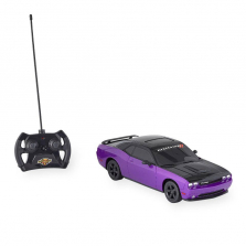 Fast Lane 1:16 Scale Remote Control Dodge Challenger Car - Purple