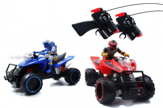Jada Toys Battle Machines Radio Control Quad Bike - Blue/Red