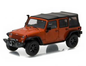 1:43 GreenLight Collectibles 2014 Jeep Wrangler Unlimited Custom - Copperhead Pearl with Snorkel