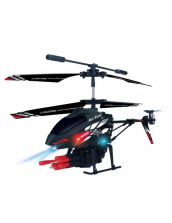 Swift Stream Missile Launching Remote Control Copter - Red and Black
