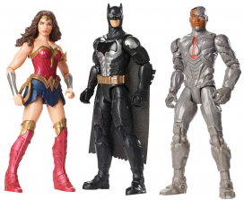 DC Comics Justice League Action Figures - Batman, Wonder Woman and Cyborg
