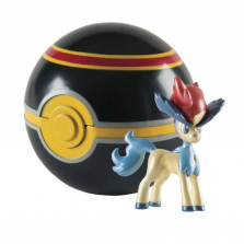 Pokemon 20th Anniversary 2 inch Clip 'n' Carry Poke Ball Action Figure with Poke Ball - Keldeo