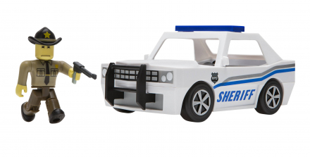 Roblox Neighborhood of Robloxia Action Figure with Patrol Car