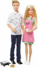 Barbie and Ken Baking and Cooking Cafe Doll Playset