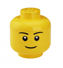 LEGO Large Storage Head - Yellow