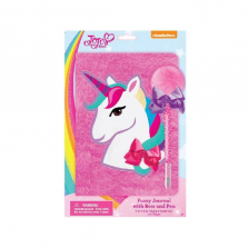 JoJo Siwa Fuzzy Journal with Bow and Pen
