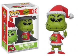 Funko POP! Books: The Grinch Dr.Seuss 3.75 inch Vinyl Figure - The Santa Grinch