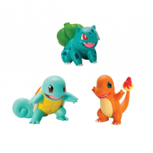 Pokemon 2 inch Multi-Figure Action Pack - Bulbasaur, Charmander and Squirtle