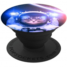  White Tabby Kitten Cat wearing Police Officer Hat PopSockets  Grip and Stand for Phones and Tablets : Cell Phones & Accessories