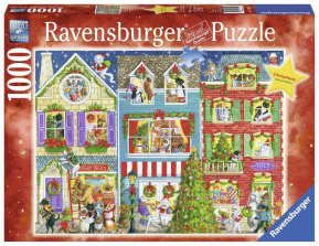 Ravensburger Christmas on Pet Street Puzzle - 1000-piece