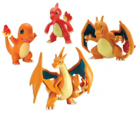 Pokemon Trainer's Choice 4 Figure Gift Pack - Charmander, Charmeleon, Charizard and Mega Charizard Y