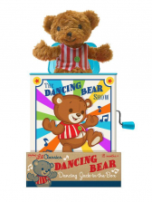 Schylling Lil Classics Dancing Bear Jack-in-the Box Toy