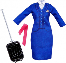 Barbie Career Fashion Doll Outfit - Flight Attendant