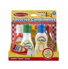 Melissa & Doug Favorite Condiments Play Food Set