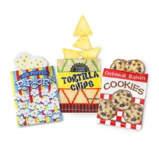 Melissa & Doug Wooden Store and Serve Snack Food Set