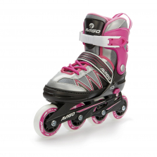 Avigo Adjustable Inline Skates - Pink Sizes 13-3