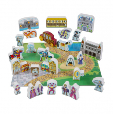 Melissa & Doug Wooden Castle Play Set