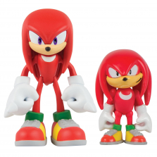 Sonic The Hedgehog 2 inch Action Figures with Comic Book - Classic and Modern Knuckles
