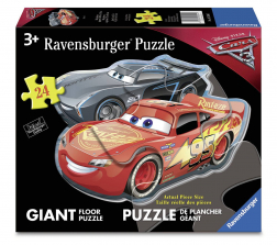 Ravensburger Disney Pixar Cars 3 Giant Floor Jigsaw Puzzle - 24-piece