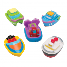 Elegant Baby Squirties Bath Toy Set - Boat Friends