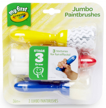Crayola My First Jumbo Paintbrushes Set - 3-Count