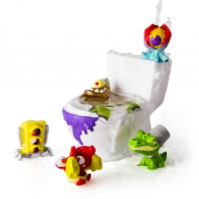 Flush Force Series 1 Filthy Set with 5 Collectible Flushies
