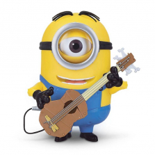Minions Movie 8 Inch Talking Stuart with Guitar