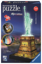 Ravensburger Statue of Liberty Night Edition 3D Jigsaw Puzzle - 216 piece