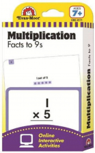 Multiplication Facts to 9s Flashcards Set