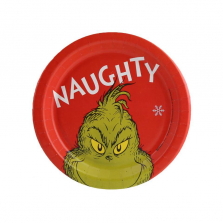 Dr. Seuss Grinch Naughty Dessert Party Plate for 24 Guest